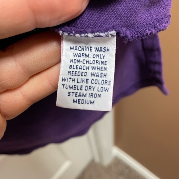 Ralph Lauren Polo Mens Sz XXL Shirt Purple Classic Solid Preppy Golf Y2K - Picture 6 of 7